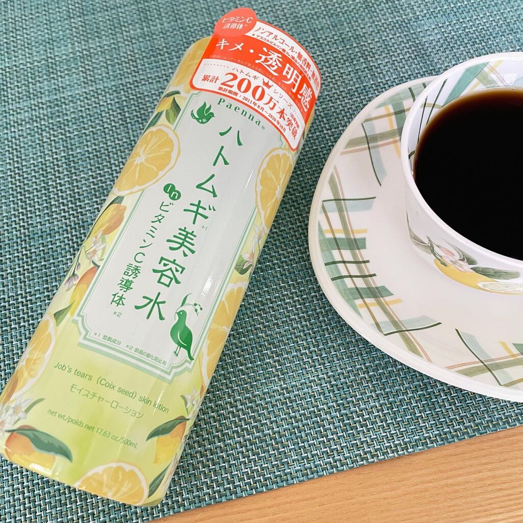 ハトムギ美容水inビタミンC誘導体/パエンナ/化粧水を使ったクチコミ（1枚目）