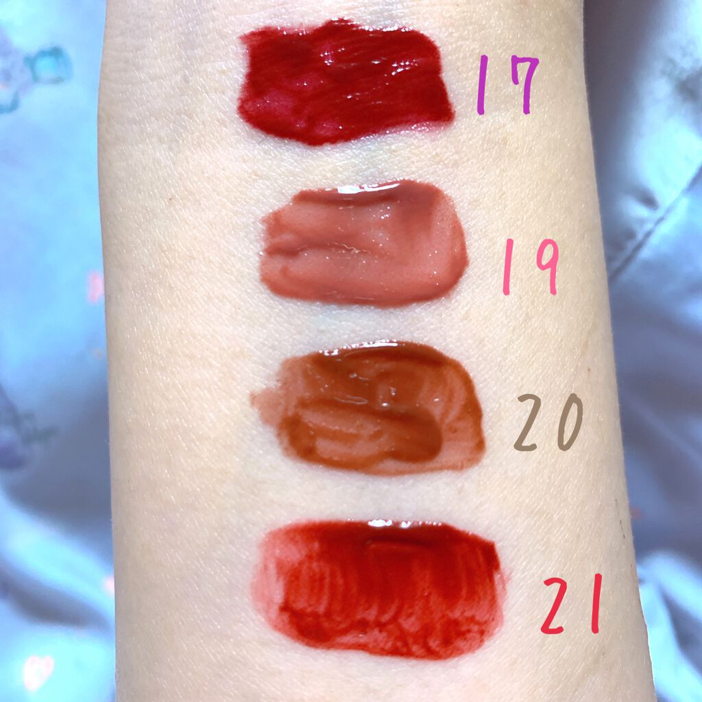 ジューシーラスティングティント/rom&nd/リップティントを使ったクチコミ（3枚目）