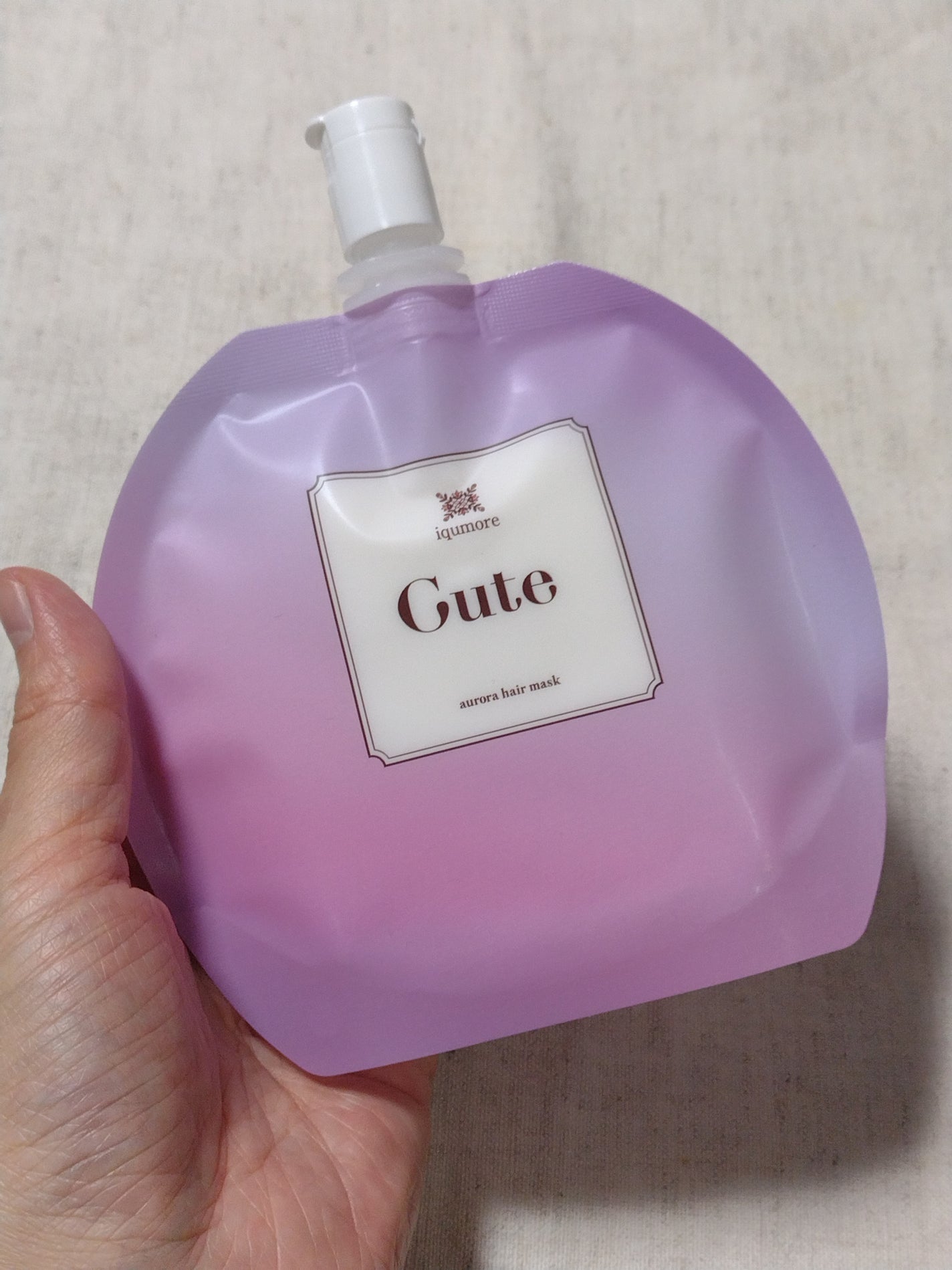 イクモアキュートオーロラヘアマスク/iqumore/ヘアマスク・ヘアパックを使ったクチコミ(2枚目)