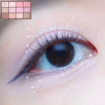 ソフトブラーリングアイパレット/wakemake/アイシャドウパレットを使ったクチコミ(4枚目)