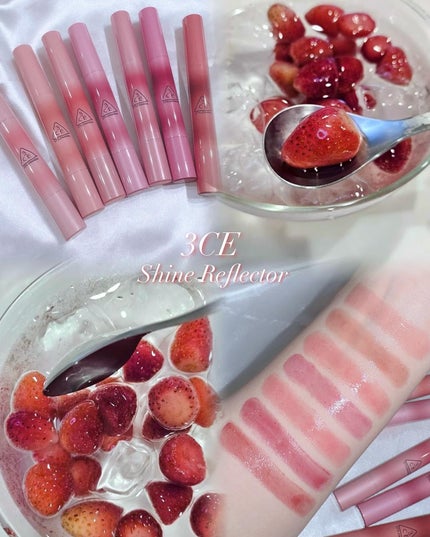 3CE シャインリフレクター/3CE/口紅を使ったクチコミ(1枚目)