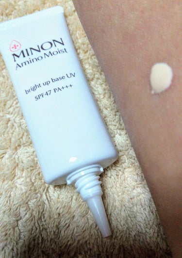 ミノン アミノモイスト ブライトアップベース UV 25g/ミノン/化粧下地を使ったクチコミ（3枚目）