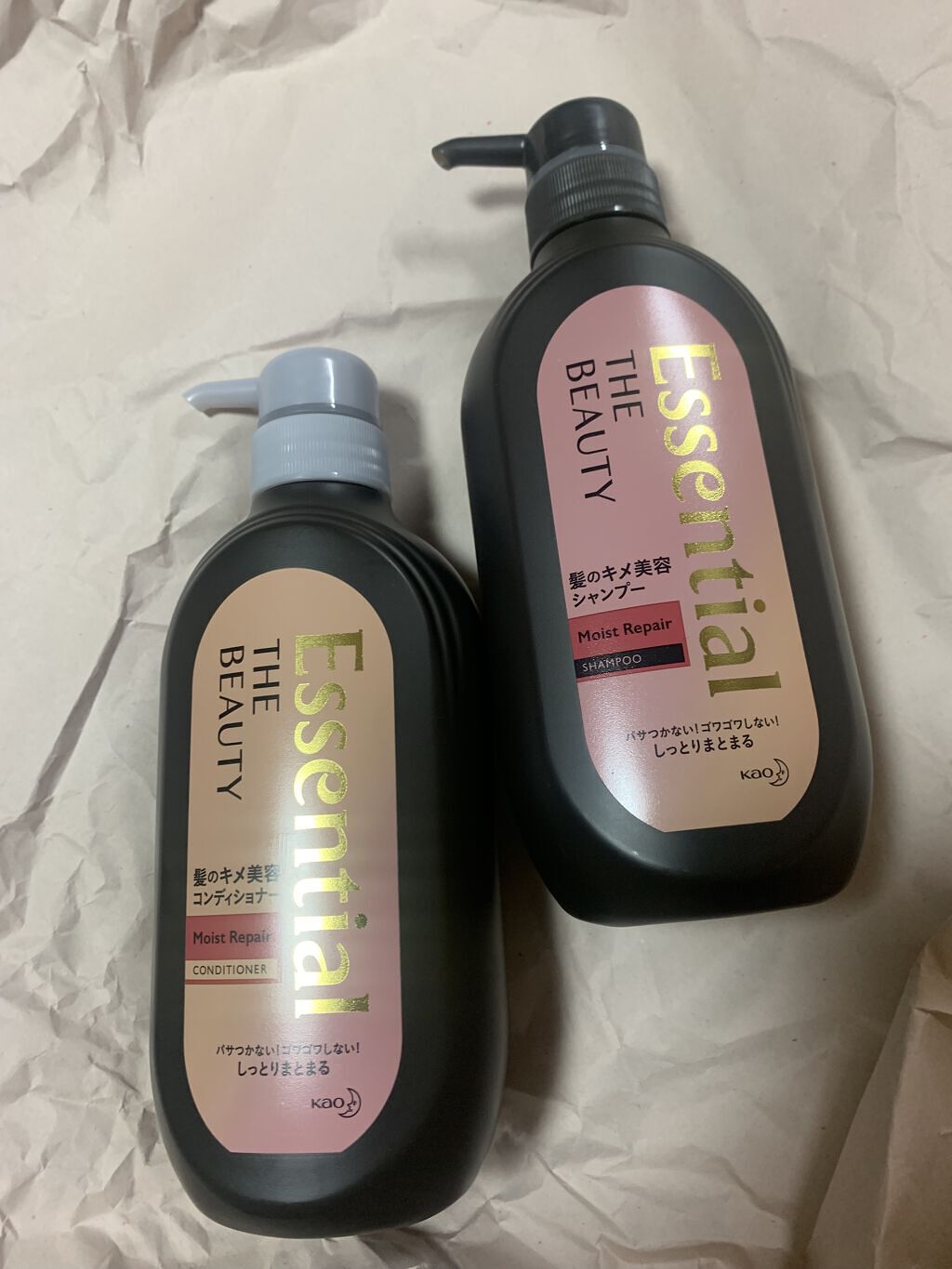 THE BEAUTY 髪のキメ美容シャンプー／コンディショナー＜モイストリペア＞	/エッセンシャル/市販シャンプーを使ったクチコミ（1枚目）