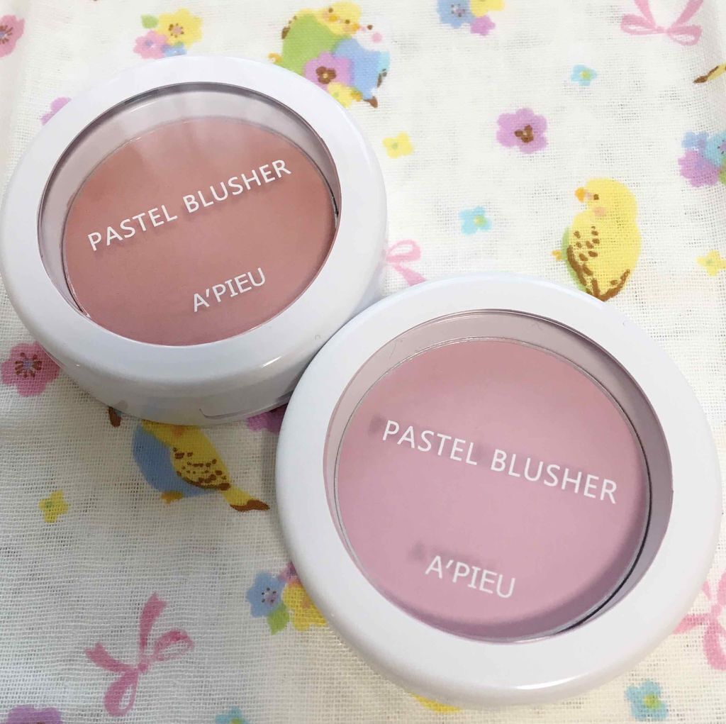 アピュー パステルブラッシャー/A’pieu/パウダーチークを使ったクチコミ（1枚目）