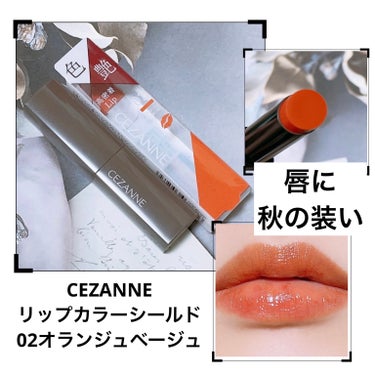 リップカラーシールド/CEZANNE/口紅を使ったクチコミ（1枚目）