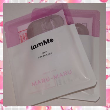 度々していますが Qoo10メガ割で買った、 IamMeのカラコンレビュー🙌🏻
MARU-MARUのPink Brown、Lサイズです‪💗
前にMARU-MARUのGrayのLサイズを使ったことがあり、