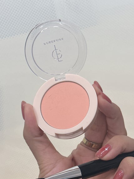 ベアブラッシャー パフ付き/フォレンコス/パウダーチークを使ったクチコミ(3枚目)