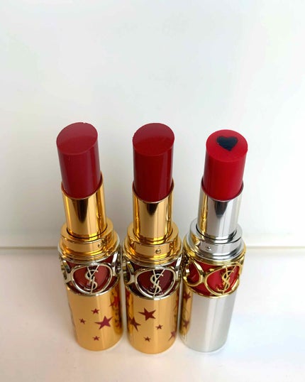 七重 on LIPS 「YSLヴォリュプテシャイン💄デビューしました。近くに店舗がない..」(2枚目)