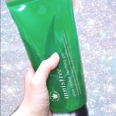 innisfree アロエバイタル スージングジェルのクチコミ「#イニスフリー
アロエバイタル スージングジェル
300ml 900円前後で購入。

顔やボデ.....」（2枚目）