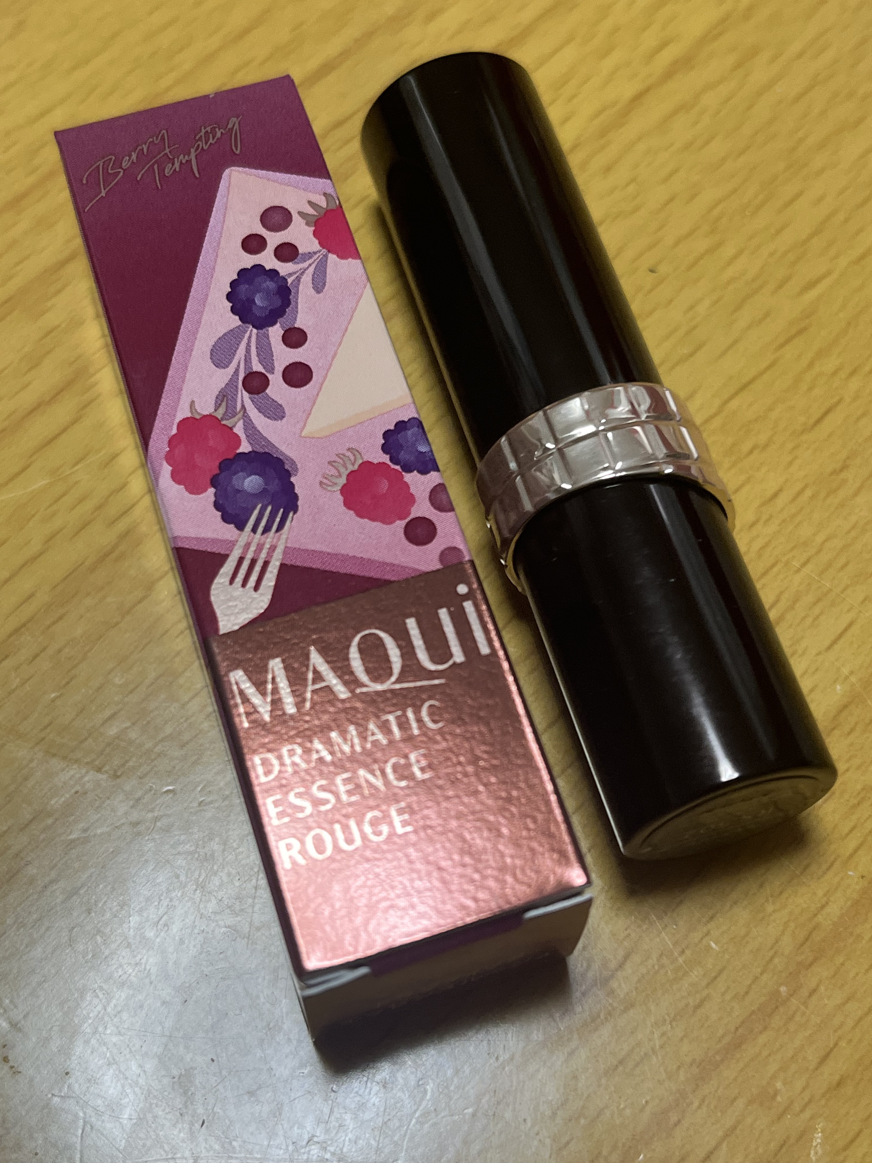 ドラマティックエッセンスルージュ RS502/マキアージュ/口紅を使ったクチコミ（1枚目）