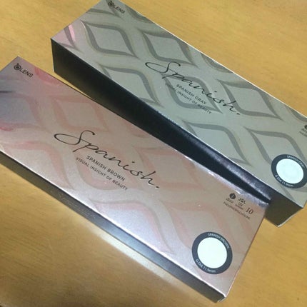 Spanish (スパニッシュ) グレー/OLENS/カラーコンタクトレンズを使ったクチコミ(1枚目)