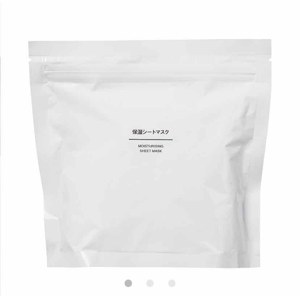 保湿シートマスク/無印良品/シートマスク・パックを使ったクチコミ（1枚目）