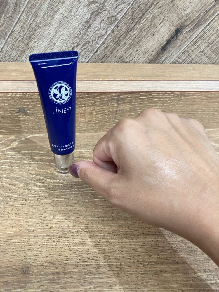 薬用リネスト シワ美白クリーム クロモジの香り/LiNEST/フェイスクリームを使ったクチコミ(5枚目)