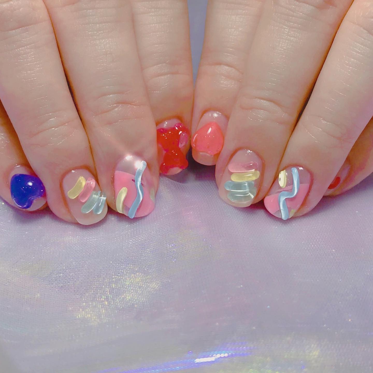 #ネイル,#グミネイルのネイルデザイン