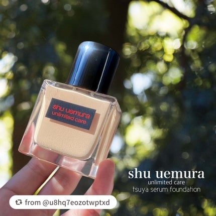 アンリミテッド ケア ツヤ セラム ファンデーション/shu uemura/リキッドファンデーションを使ったクチコミ(2枚目)