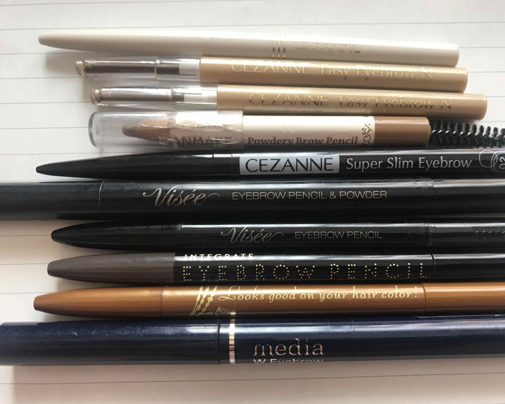 細芯 アイブロウ ライトブラウン/CEZANNE/アイブロウペンシルを使ったクチコミ（2枚目）