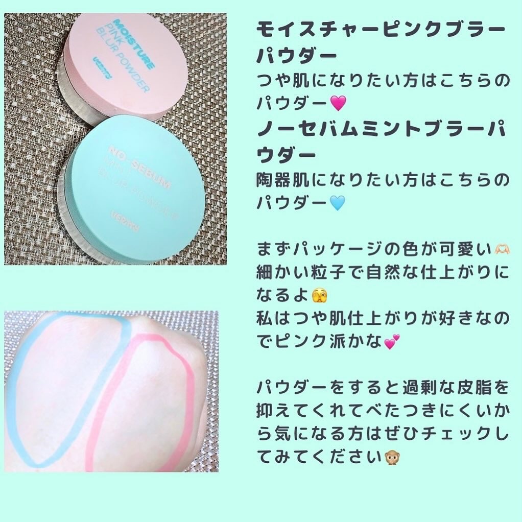 ノーセバムミントブラーパウダー /Vertty/ルースパウダーを使ったクチコミ（2枚目）