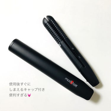 スタイリッシュ モバイルヘアアイロンプラス MHS-1240-K/mod's hair/ストレートアイロンを使ったクチコミ（2枚目）