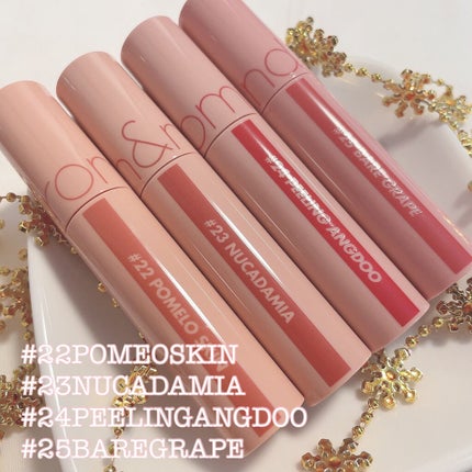 ジューシーラスティングティント/rom&nd/リップティントを使ったクチコミ(1枚目)