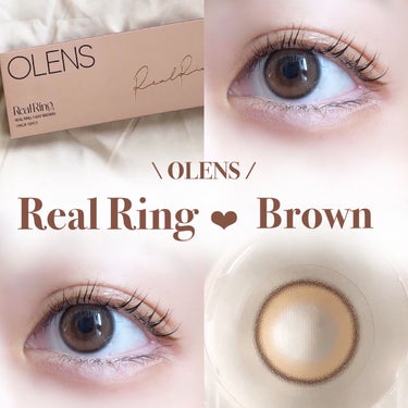 Real Ring 1day/OLENS/ワンデー（１DAY）カラコンを使ったクチコミ（1枚目）