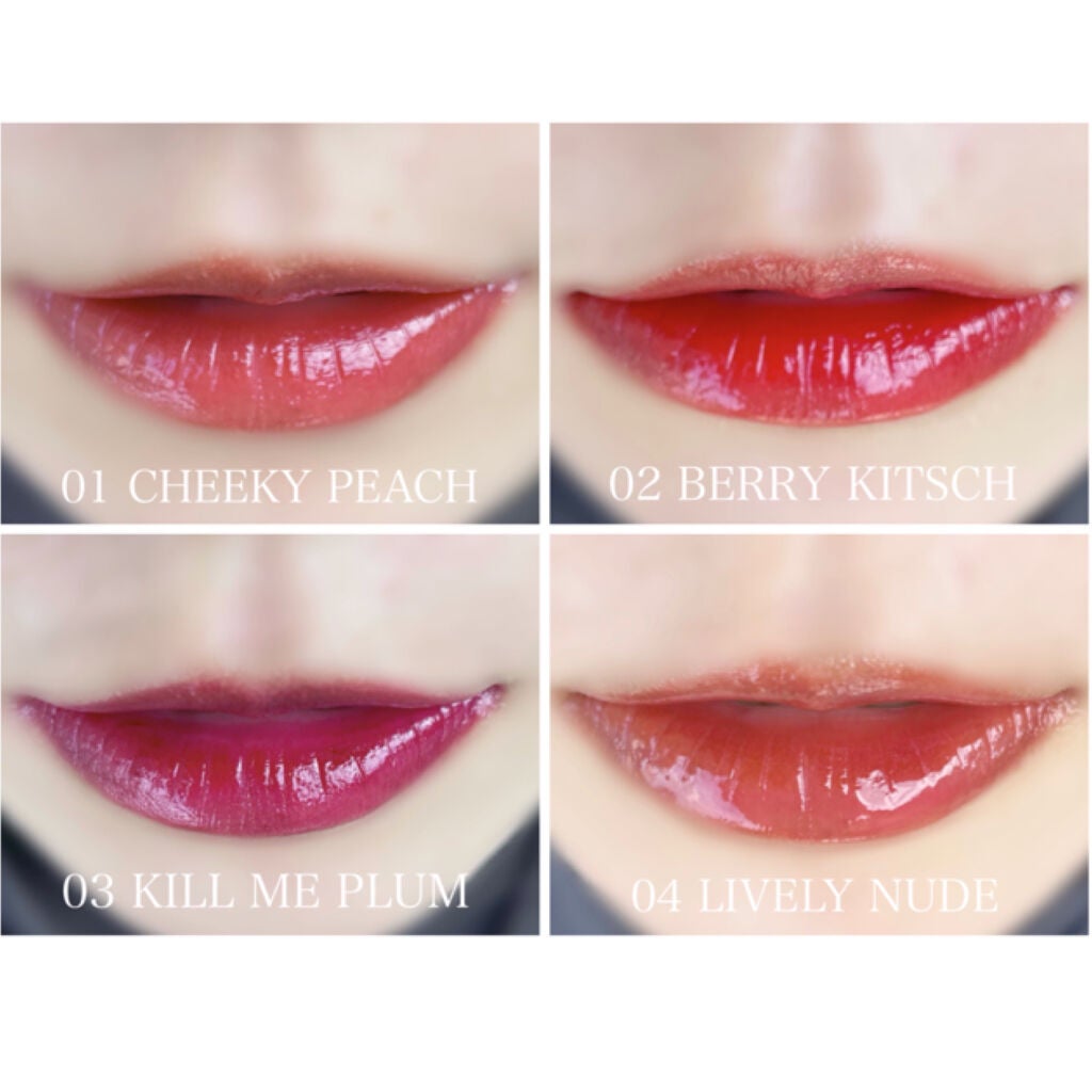 Glassy Layer Fixing Tint/lilybyred/口紅を使ったクチコミ(4枚目)