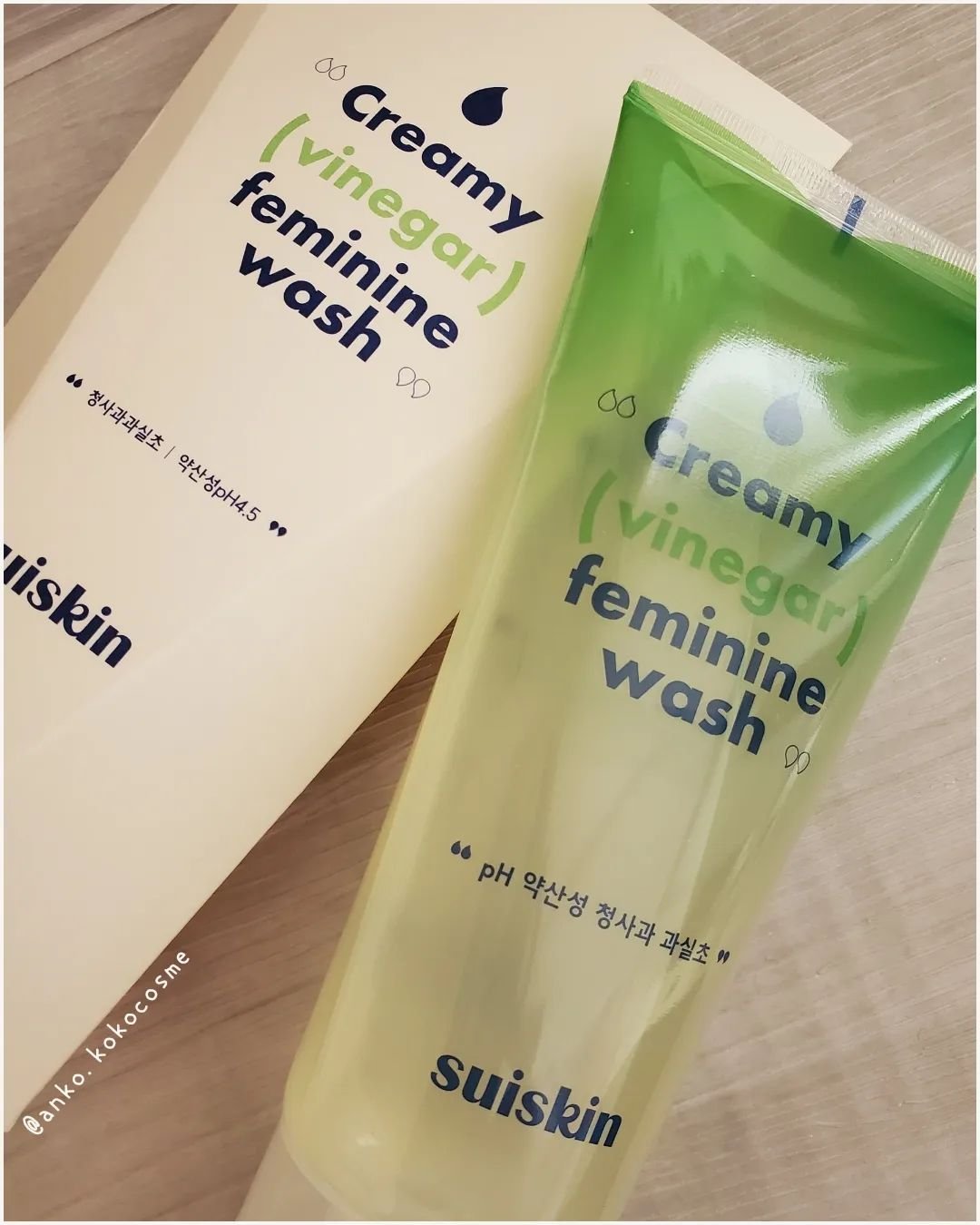 クリーミービネガーフェミニンウォッシュ/suiskin/ボディソープを使ったクチコミ（1枚目）