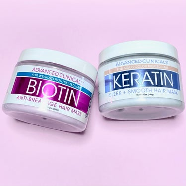 BIOTIN anti-breakage hair mask/ADVANCED CLINICALS/洗い流すヘアトリートメントを使ったクチコミ（3枚目）