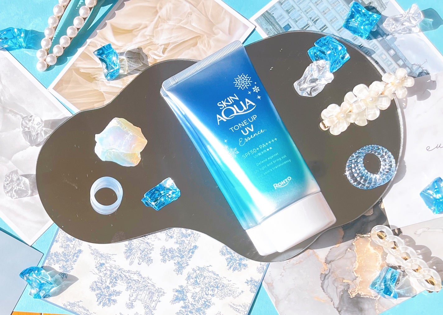 スキンアクア トーンアップUVエッセンス/スキンアクア/日焼け止めクリームを使ったクチコミ(1枚目)