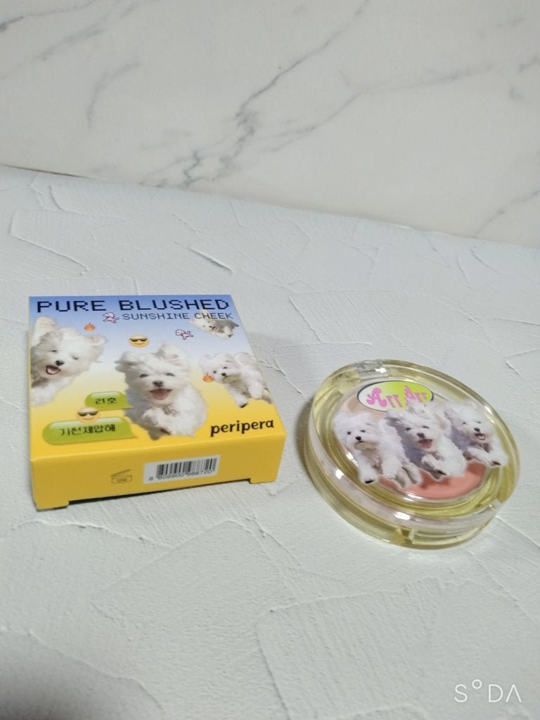 ピュア ブラッシュド サンシャイン チーク/PERIPERA/パウダーチークを使ったクチコミ(1枚目)