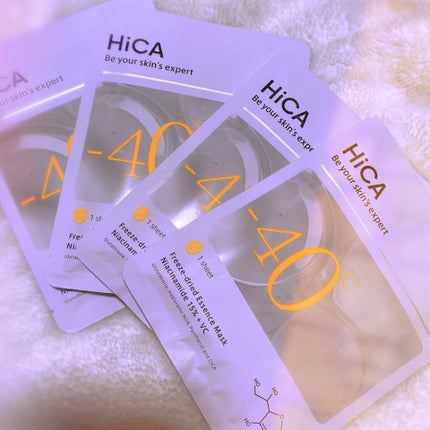 HiCA フリーズドライエッセンスマスク ナイアシンアミド15%+VC/HiCA/シートマスク・パックを使ったクチコミ(2枚目)
