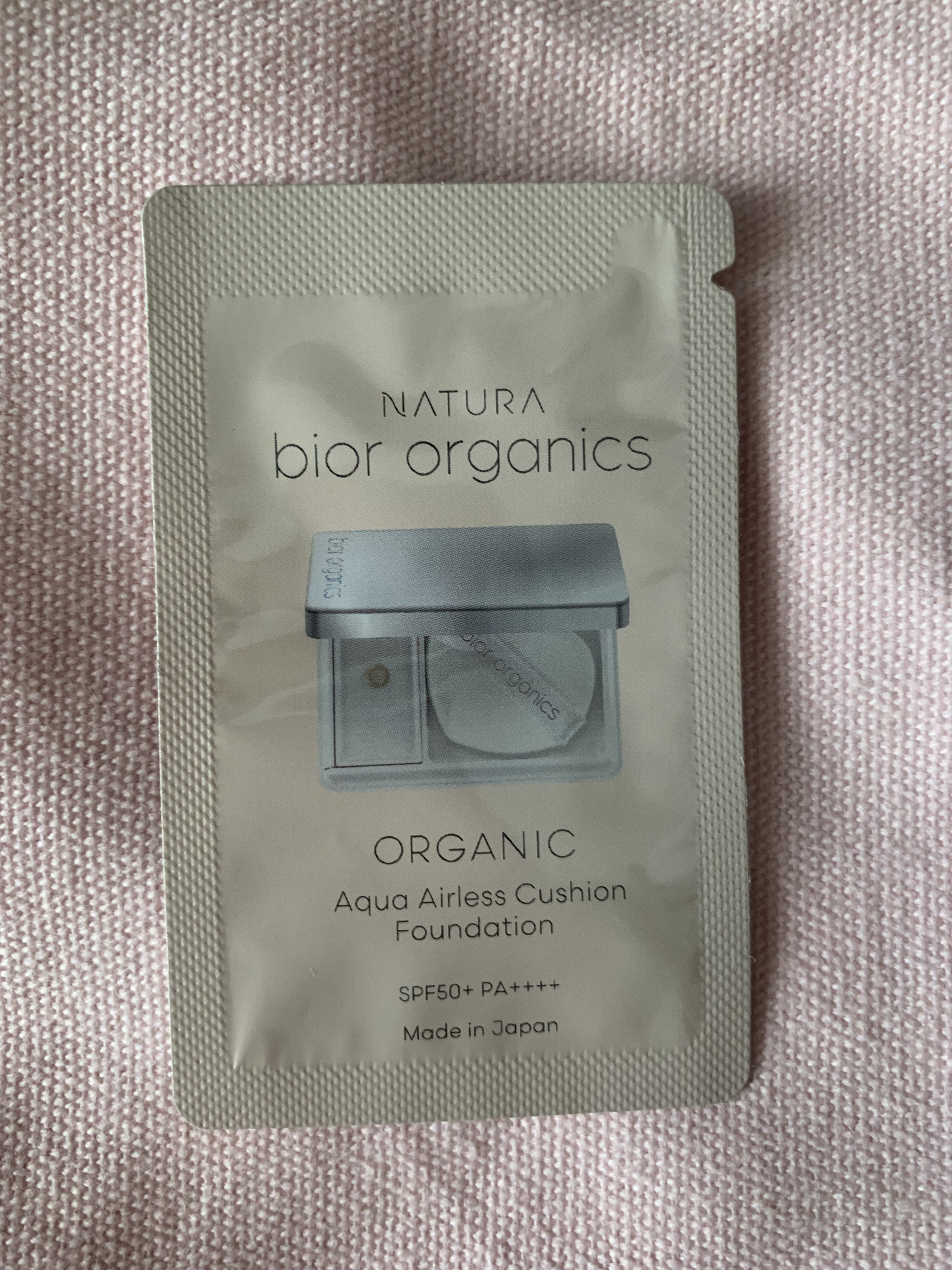 オーガニックアクア エアレスクッション ナチュラビオール/bior oraganics/クッションファンデーションを使ったクチコミ（1枚目）