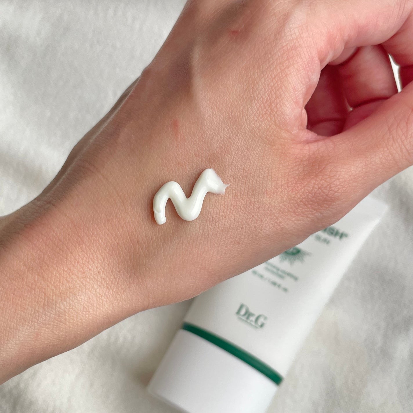 レッドブレミッシュスージングアップサン/Dr.G/日焼け止めクリームを使ったクチコミ(2枚目)