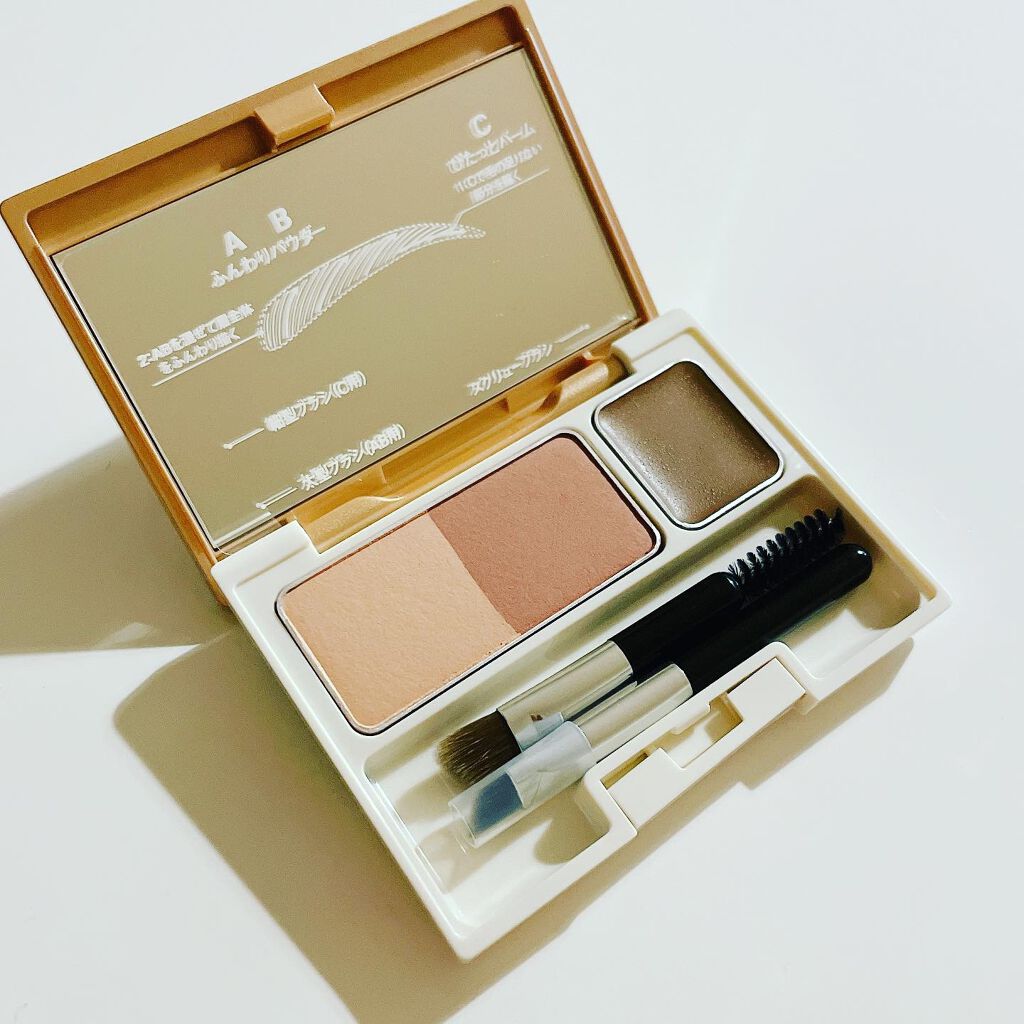 アイブロウキーパー 03 アッシュピンク/コフレドール/パウダーアイブロウを使ったクチコミ（1枚目）