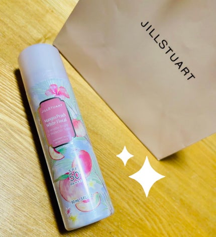 ジルスチュアート エブリデイブライト UVプロテクター スプレー マンゴー&ピーチホワイトフローラル/JILL STUART/日焼け止めミスト・スプレーを使ったクチコミ(1枚目)