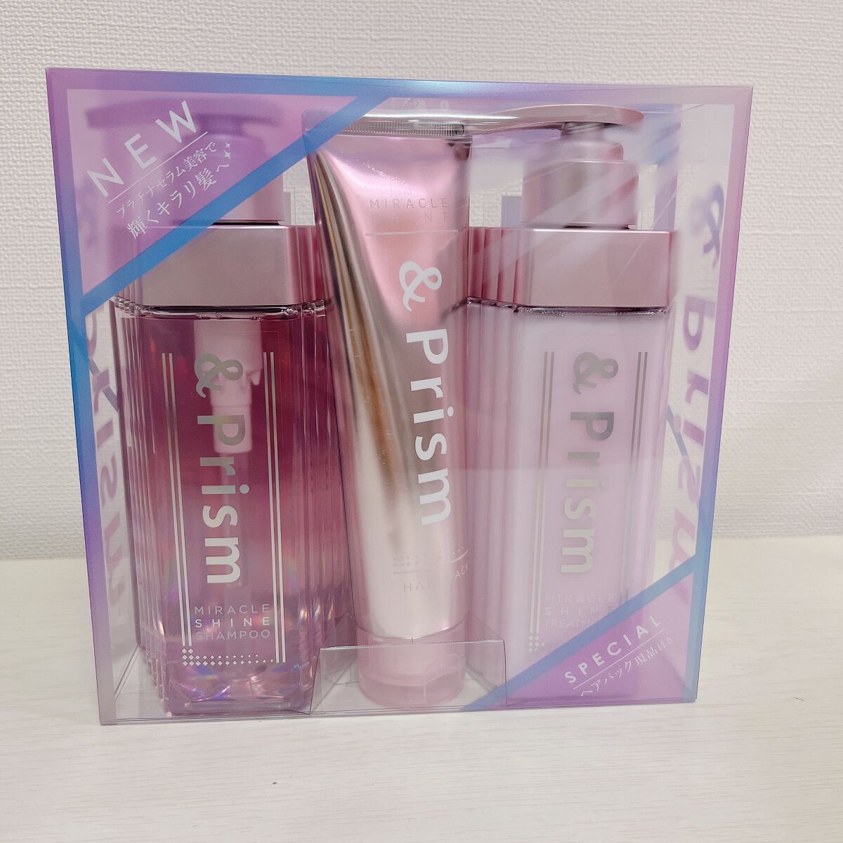 ミラクル シャイン シャンプー/ヘアトリートメント/&Prism/市販シャンプーを使ったクチコミ（1枚目）