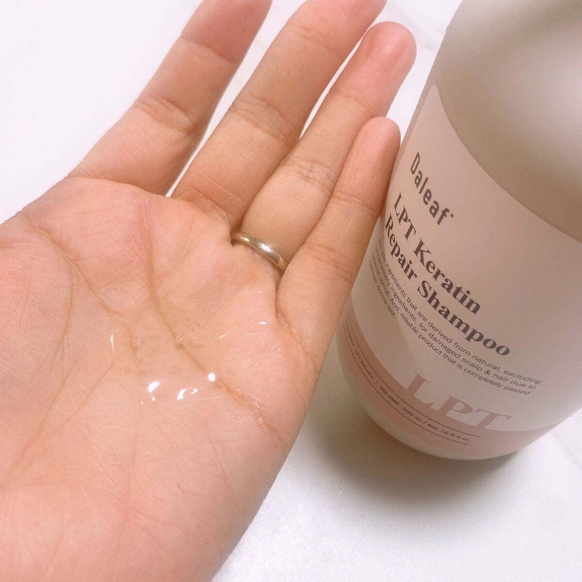 LPTケラチンリペアトリートメント/Daleaf/洗い流すヘアトリートメントを使ったクチコミ(4枚目)