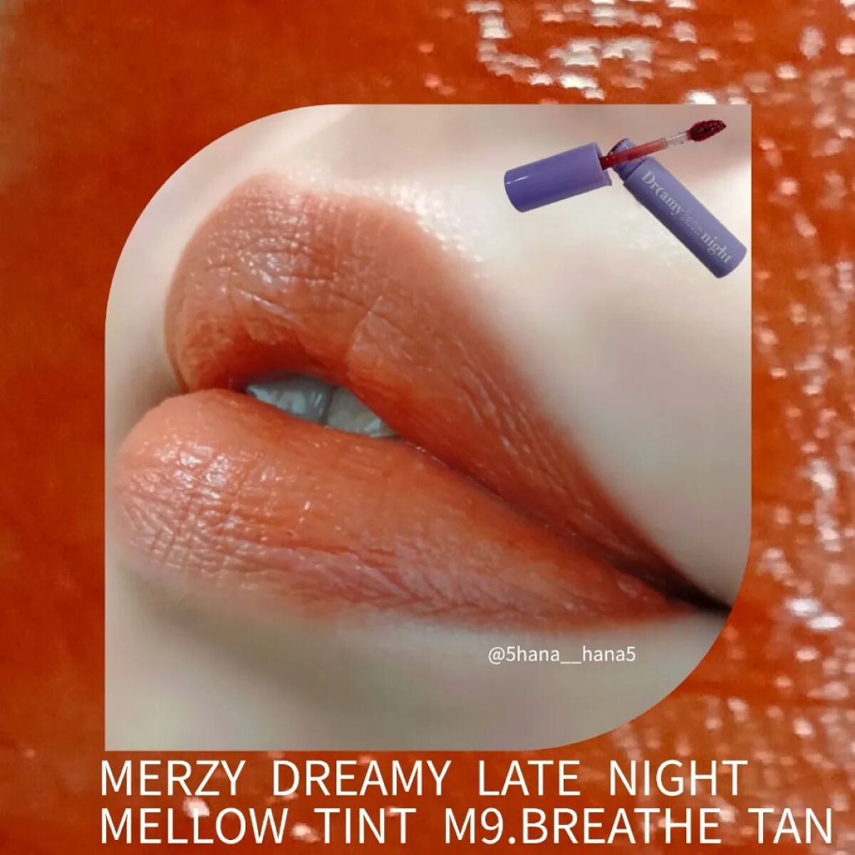 ドリーミーレイトナイト メロウティント M9 ブリーステン/MERZY/リップティントを使ったクチコミ（1枚目）