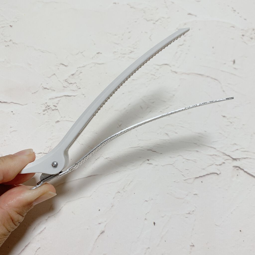 ヘアクリップ・大 グレー/無印良品/ヘアアクセサリーを使ったクチコミ（3枚目）