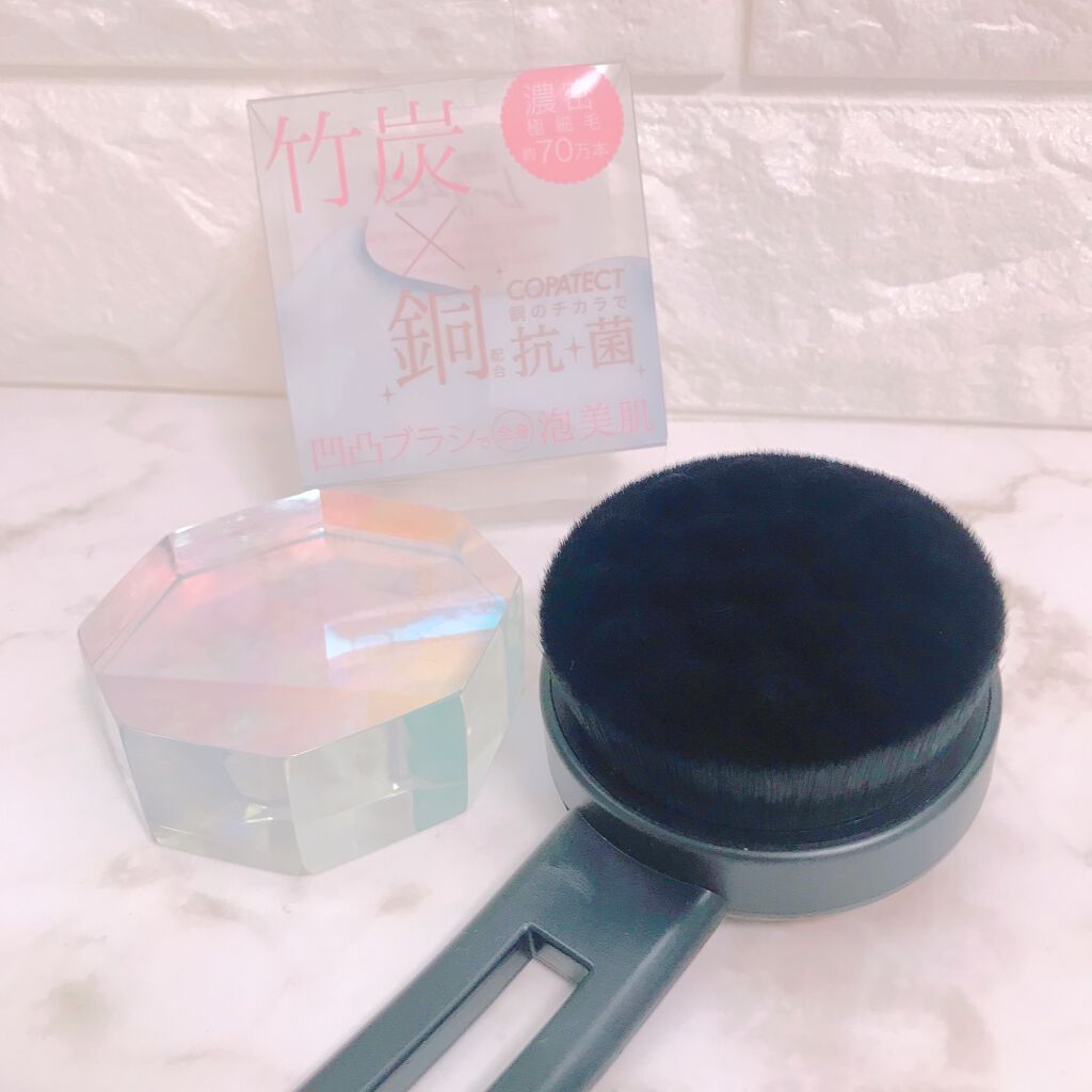 透明肌 竹炭ボディロングロングブラシ/コジット/バスグッズを使ったクチコミ（2枚目）