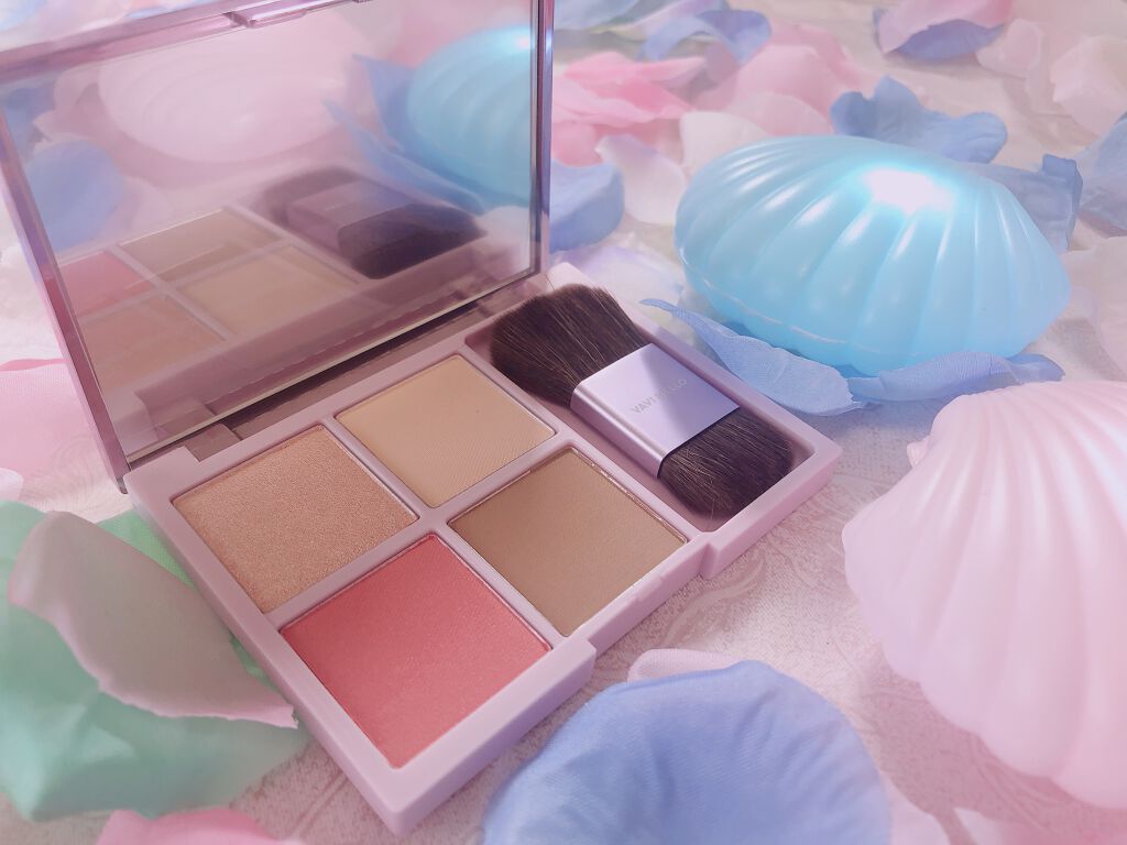 4in1パーフェクトフェイスパレット/VAVI MELLO/プレストパウダーを使ったクチコミ（1枚目）