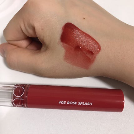 グラスティングウォーターティント/rom&nd/リップティントを使ったクチコミ(2枚目)