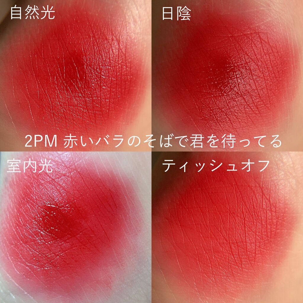 オールタイム ムード ベルベットティント/saat insight/リップティントを使ったクチコミ(5枚目)