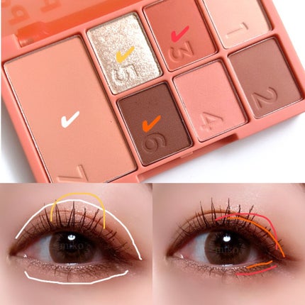 カラーパターンパレット/i’m meme/マルチパレットを使ったクチコミ(3枚目)