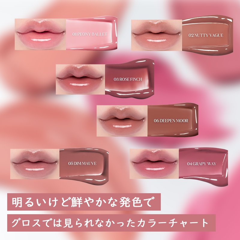 ジューシーラスティングティント/rom&nd/リップティントを使ったクチコミ(3枚目)