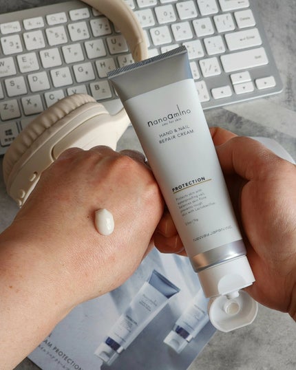 ハンド&ネイル リペア クリーム プロテクション/ナノアミノ/ネイルオイル・トリートメントを使ったクチコミ(2枚目)