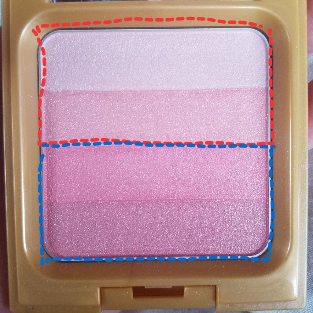 グラデーションチーク N/excel/パウダーチークを使ったクチコミ（2枚目）