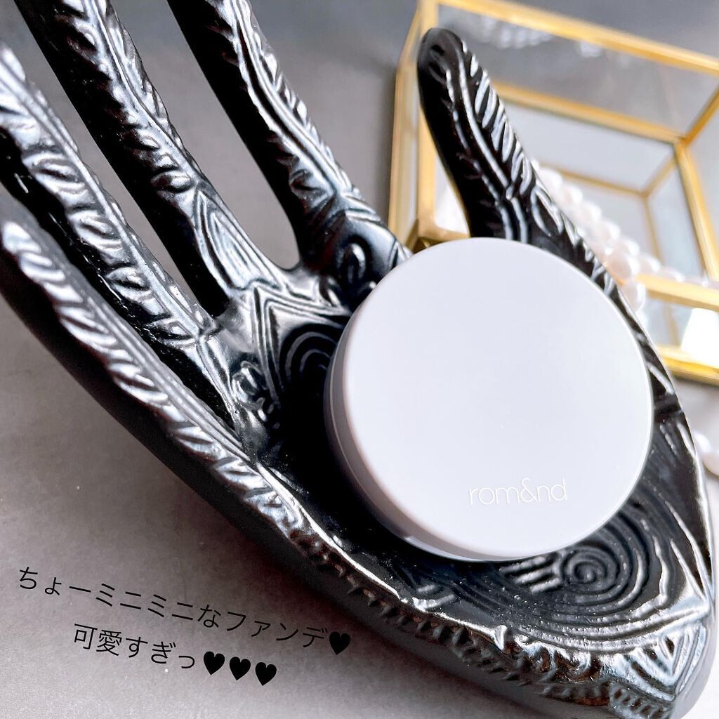 ヌーゼロクッション/rom&nd/クッションファンデーションを使ったクチコミ(8枚目)