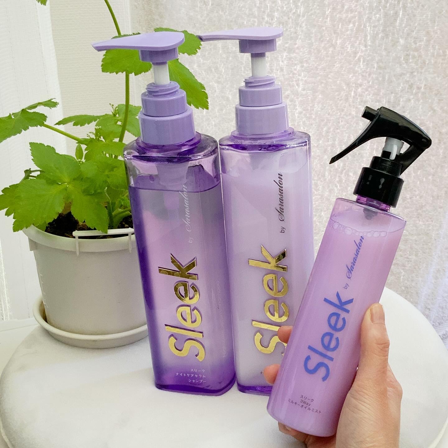 スリークバイサラサロン ナイトケアセラム シャンプー/トリートメント トリートメント本体（360mL）/スリーク by サラサロン/市販シャンプーを使ったクチコミ（1枚目）