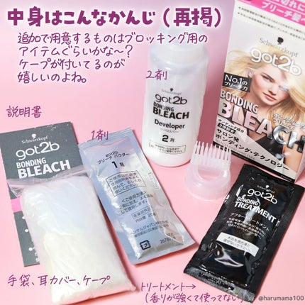 ボンディング・ブリーチ/got2b/ブリーチ剤を使ったクチコミ(3枚目)