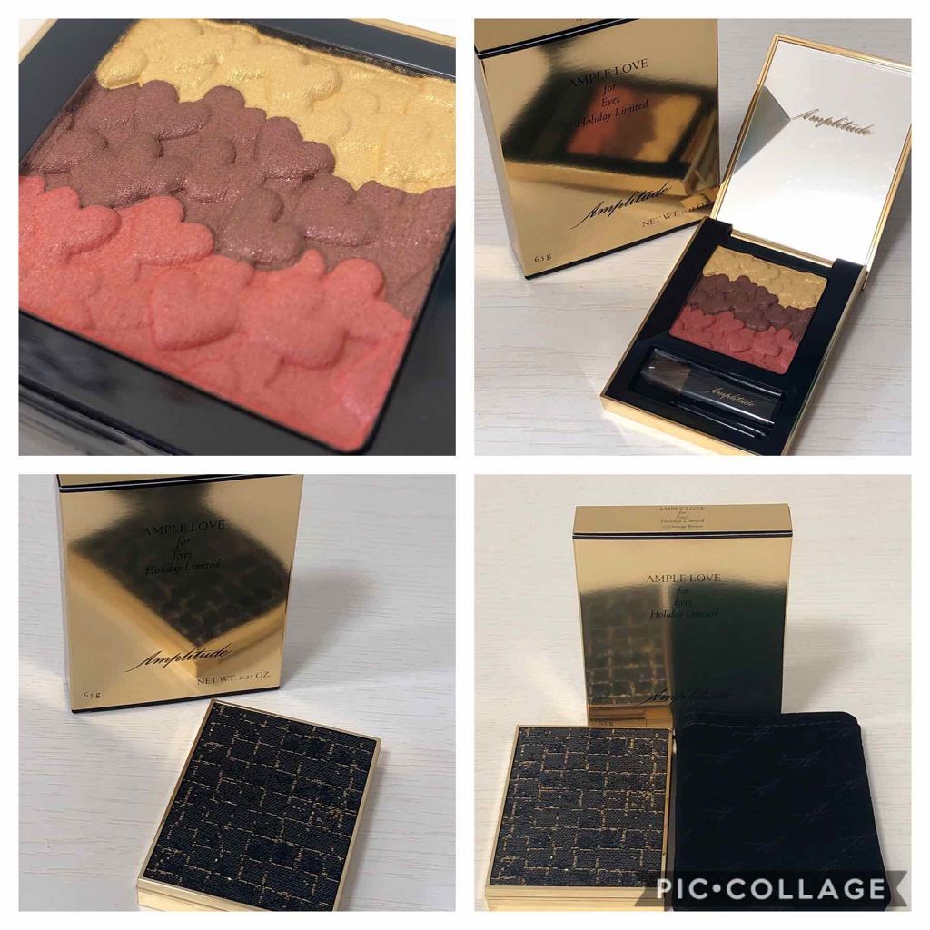 アンプルラブ フォーアイズ ホリデーリミテッド 03 オレンジブラウン/Amplitude/アイシャドウパレットを使ったクチコミ（2枚目）